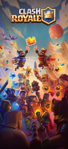 Clash Royale gameplay frame from the App Store card